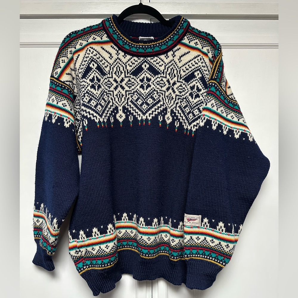 Blue Dale of Norway Sweater